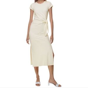 Aritzia Wilfred Fortune Maxi Dress Light Birch Women's Small